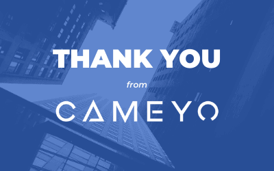Image that says "Thank you from Cameyo"