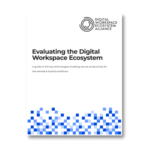 Cover page image for the Digital Workspace Ecosystem Alliance