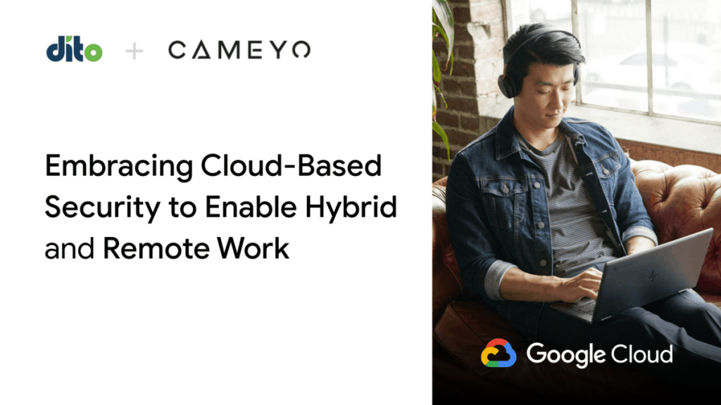 Image for a blog post about Cameyo, Dito and Google Cloud