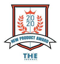 Shield logo for the THE Journal new product awards