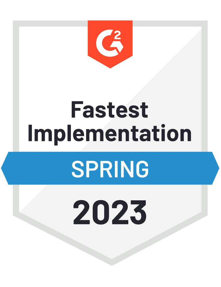 G2 badge for High Performer Small Business Spring 2023