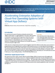 Accelerating Adoption of Cloud-First Operating Systems with Virtual App Delivery